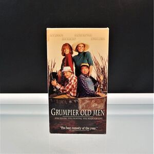 Grumpier Old Men VHS 1995 Movie Jack Lemmon Ann Margret Sophia Loren W Matthau
